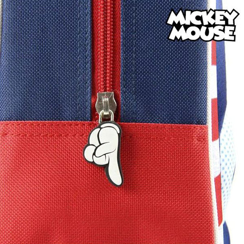 3D School Bag with Wheels Mickey Mouse Red Mickey Mouse