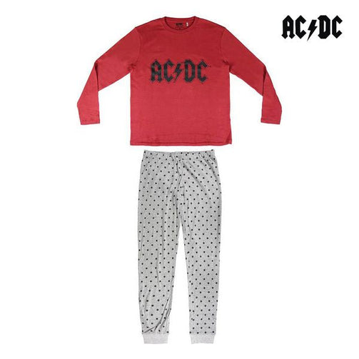 Pyjama AC/DC Adult Grey Burgundy AC/DC