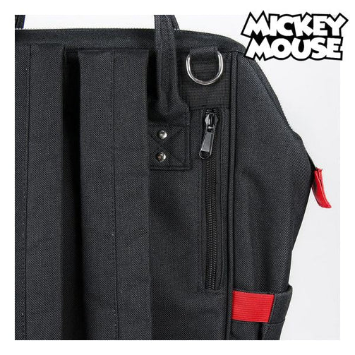 Casual Backpack Mickey Mouse Red Black Mickey Mouse