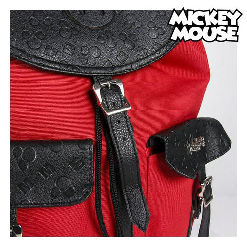 Casual Backpack Mickey Mouse Red Black Mickey Mouse