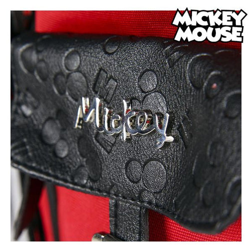 Casual Backpack Mickey Mouse Red Black Mickey Mouse