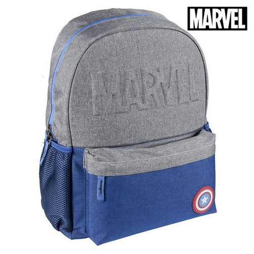 School Bag Captain America The Avengers Navy blue Grey The Avengers