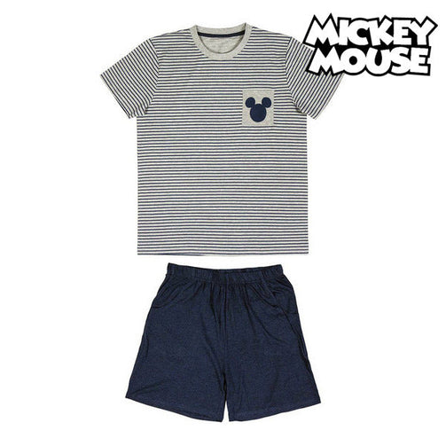 Summer Pyjama Mickey Mouse Grey Adults Mickey Mouse