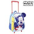 3D School Bag with Wheels Mickey Mouse Mickey Mouse