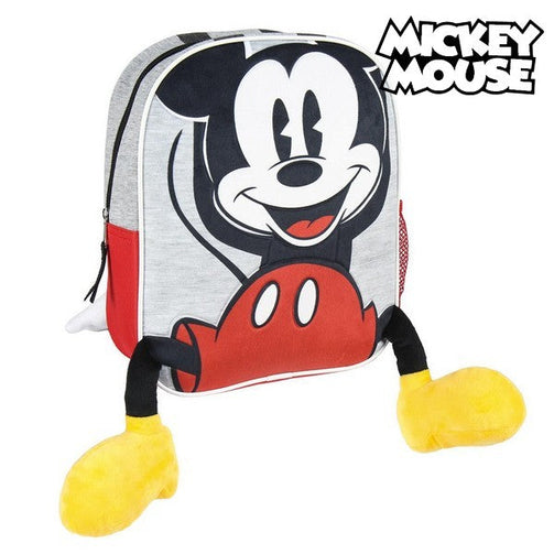 3D Child bag Mickey Mouse Grey Red Mickey Mouse