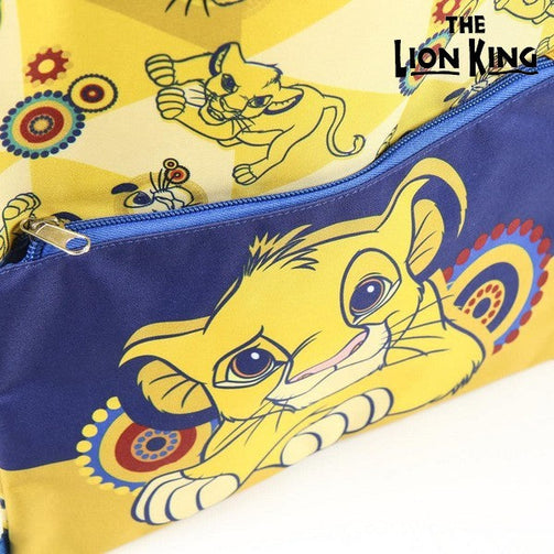 Child's Backpack Bag The Lion King Blue Yellow The Lion King