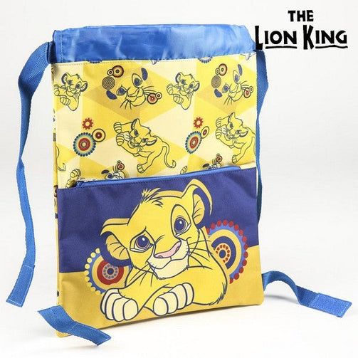 Child's Backpack Bag The Lion King Blue Yellow The Lion King
