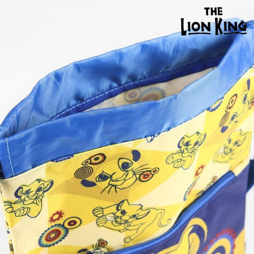 Child's Backpack Bag The Lion King Blue Yellow The Lion King