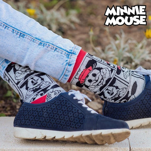 Socks Minnie Mouse Grey (One size) Minnie Mouse