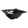 Salad Bowl AIR Porcelain Black (36,5 x 35,8 x 13,6 cm) BigBuy Home