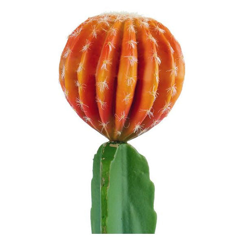 Cactus Orange Plastic Cactus (13 x 41 x 13 cm) Ibergarden