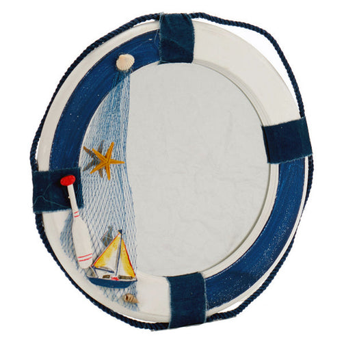 Mirror Wood Mirror 3 (29 x 2 x 29 cm) Gift Decor