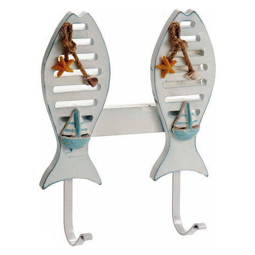 Hanger Wood (5,5 x 24 x 21 cm) Double Gift Decor