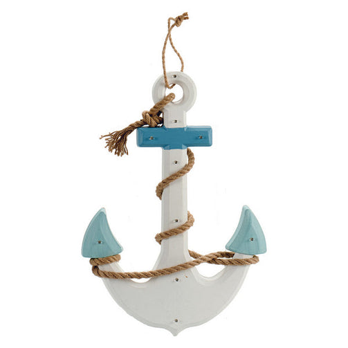 Hanging decoration Rope Wood Rope (4,5 x 46 x 32 cm) LED Lights Gift Decor