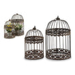 Cage Metal Ironwork (2 Pieces) (25 x 39 x 25 cm) Gift Decor