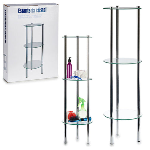 Bathroom Shelves Transparent (76,4 x 30 cm) BigBuy Home