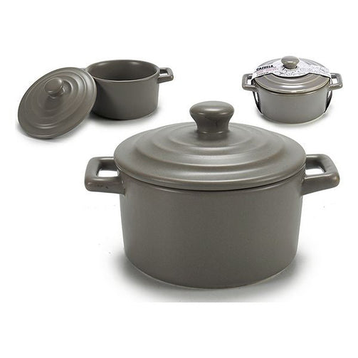 Saucepan Grey (9,5 x 7 x 12,5 cm) BigBuy Home