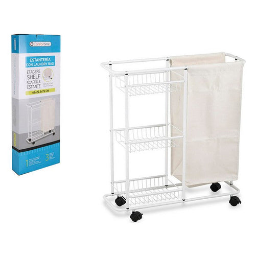 Bathroom Shelves Confortime Laundry Bag Metal (69 x 22.5 x 75 cm) Confortime