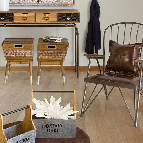 Carpet (90 x 90 x 3 cm) Acrylic Brown BigBuy Home