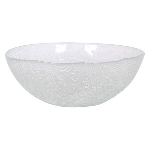 Salad Bowl Paisley Glass (ø 25 cm) BigBuy Home