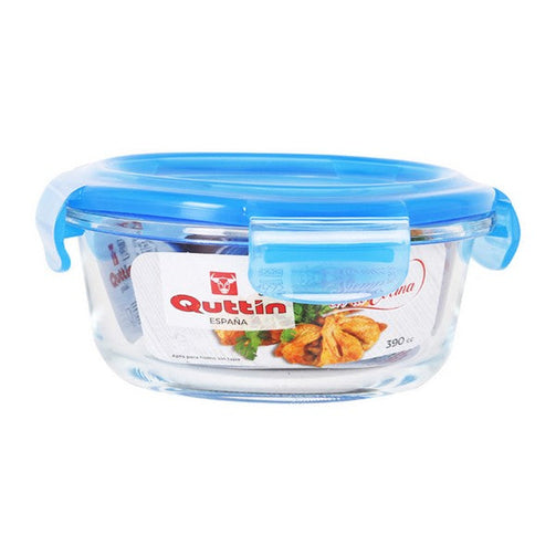 Hermetic Lunch Box Quttin Circular Crystal Blue Quttin