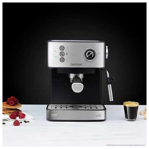 Express Manual Coffee Machine Cecotec Power Espresso 20 Professionale 1,5 L Silver Black Cecotec
