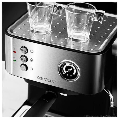 Express Manual Coffee Machine Cecotec Power Espresso 20 Professionale 1,5 L Silver Black Cecotec