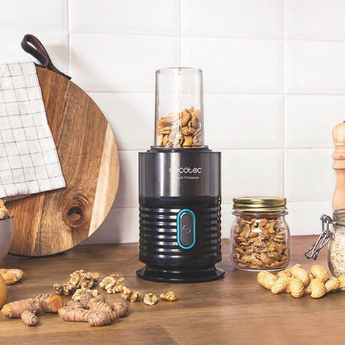 Cup Blender Cecotec Power Titanium 650 Fresh&Go 650W Black Cecotec