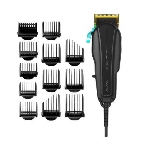Hair Clippers Cecotec Bamba PrecisionCare ProClipper Titanium Black Cecotec