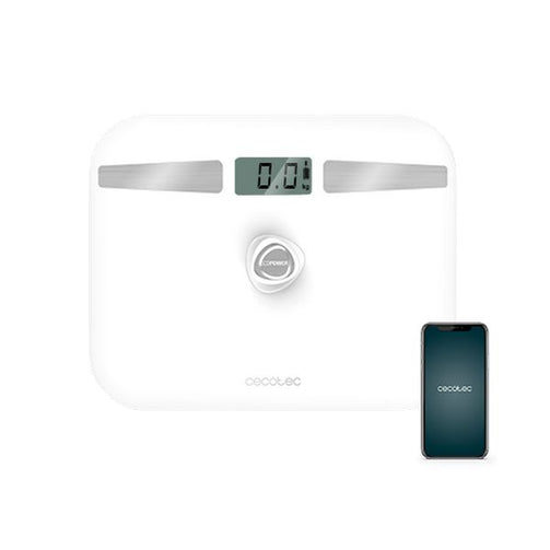 Digital Bathroom Scales Cecotec EcoPower 10200 Smart LCD Bluetooth 180 kg White Cecotec