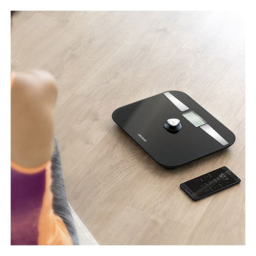 Digital Bathroom Scales Cecotec EcoPower 10200 Smart Healthy LCD Bluetooth 180 kg Black Cecotec