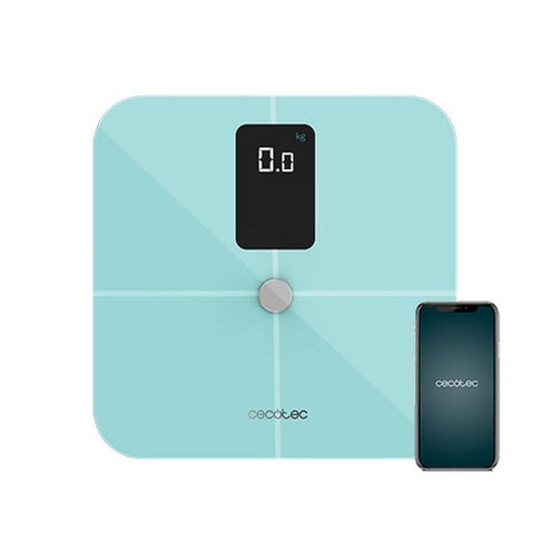 Digital Bathroom Scales Cecotec Surface Precision 10400 Smart Healthy Vision Blue Cecotec