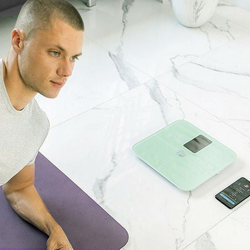 Digital Bathroom Scales Cecotec Surface Precision 10400 Smart Healthy Vision Green Cecotec