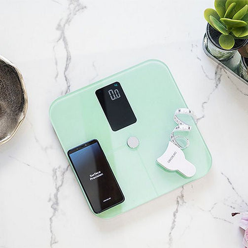 Digital Bathroom Scales Cecotec Surface Precision 10400 Smart Healthy Vision Green Cecotec