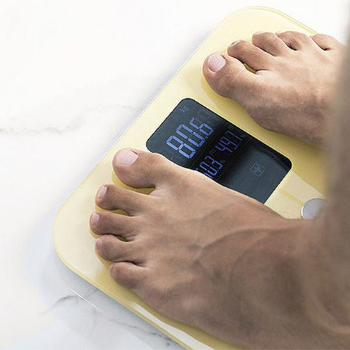 Digital Bathroom Scales Cecotec Surface Precision 10400 Smart Healthy Vision Yellow Cecotec