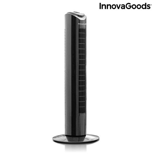 Tower Fan InnovaGoods 80 cm 50W Black InnovaGoods