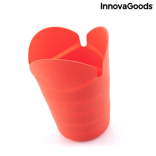 Collapsible Silicone Popcorn Poppers Popbox InnovaGoods (Pack of 2) InnovaGoods