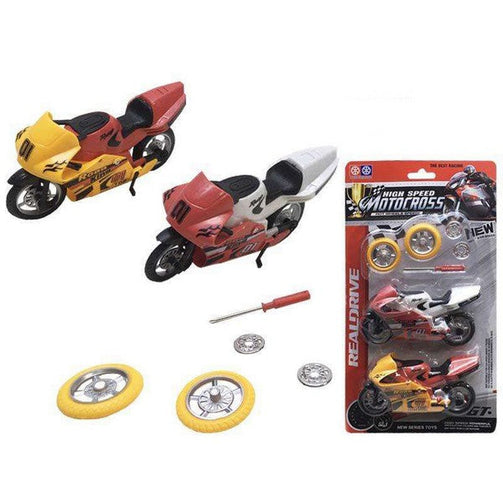 Motorcycle 2 Pack with Replacement (17 x 31 cm) BigBuy Fun