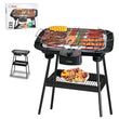 Barbecue Kiwi 2000W (38 x 22 cm) Electric Black Kiwi