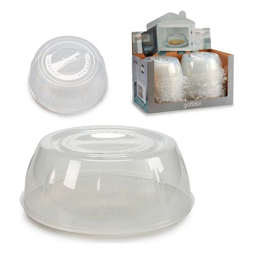 Microwave Cover with Valve Plastic (26,5 x 10 x 26,5 cm) BigBuy Home