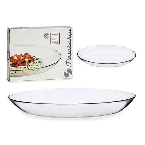 Bowl Transparent Glass (33 x 25 cm) Paşabahçe