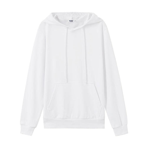 Metersbonwe Autumn And Winter new Multicolor comfort Sweatshirt men Plus Velvet Knit Solid color Hooded Hoodies Seewest