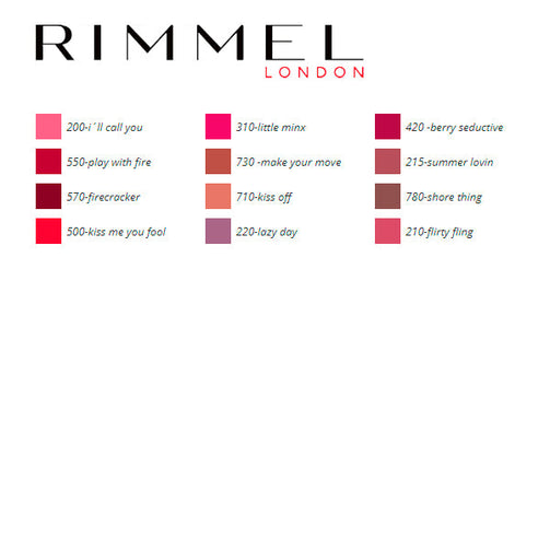 Lipstick Provocalips Rimmel London Rimmel London