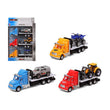 Truck Carrier and Friction Cars 119299 (6 uds) BigBuy Fun