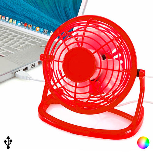 Mini Fan with USB for Computer 144389 BigBuy Gadget