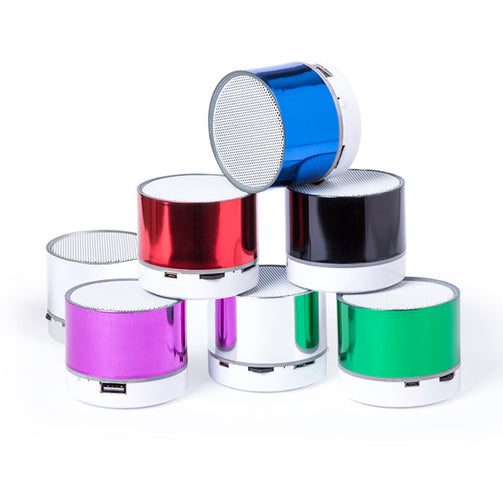 Bluetooth loudspeaker with LED light 145775 BigBuy Tech