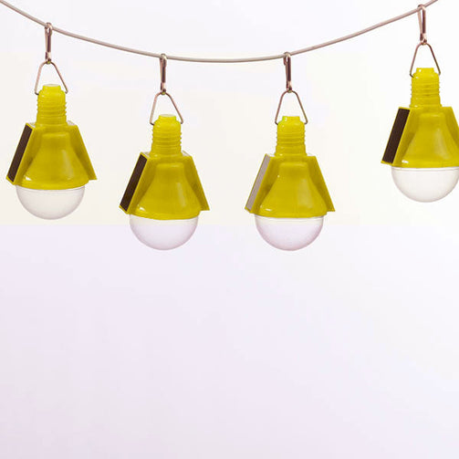 Solar Bulb (pack of 4) BigBuy Home