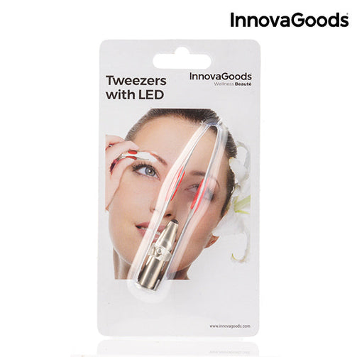 InnovaGoods Tweezers with LED light InnovaGoods