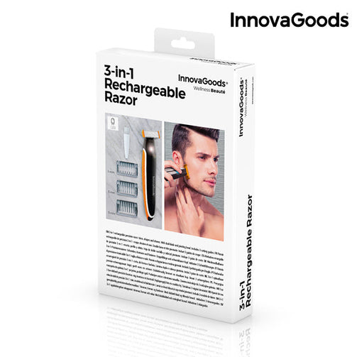 InnovaGoods 3-in-1 Rechargeable Razor InnovaGoods