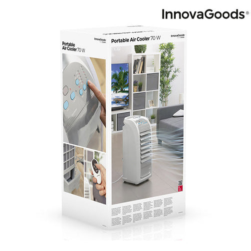 InnovaGoods Portable Evaporative Air Cooler 4.5 L 70W Grey InnovaGoods